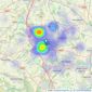 Roebucks Estate Agents - Barnsley listings heatmap