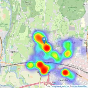 Roger Platt - Burnham listings heatmap