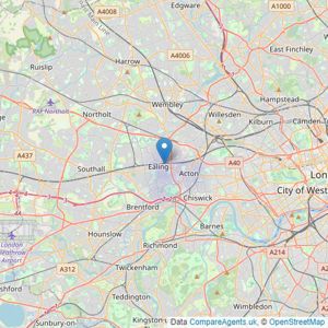 Rolfe East - Ealing - New Homes listings heatmap