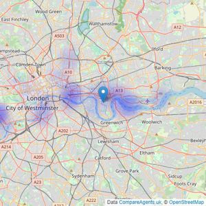 Romans & Partners - London listings heatmap