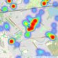 Romans - Fleet listings heatmap