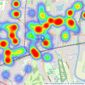 Romans - Maidenhead listings heatmap