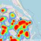 Rook Matthews Sayer - Blyth listings heatmap