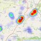 roseberry newhouse - Stokesley listings heatmap