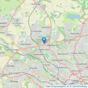 Rosedale & Jones - Normanton, covering Yorkshire listings heatmap