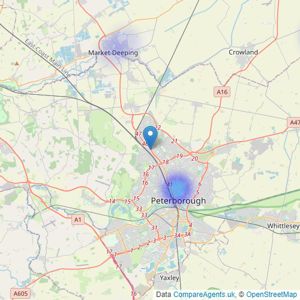 Rosedale Land & New Homes - Peterborough listings heatmap