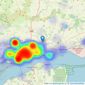 Rosie Fraser Real Estate - Dundee listings heatmap