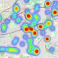 Rosindale Pavitt - Wallington listings heatmap