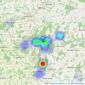 Rowland Gorringe - Heathfield listings heatmap