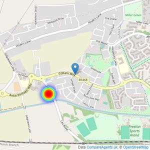 Rowland Homes Ltd listings heatmap