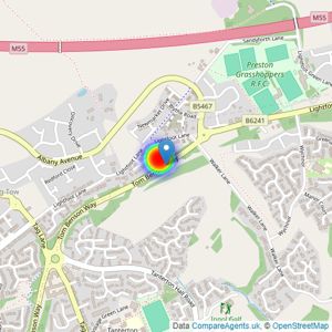 Rowland Homes Ltd listings heatmap