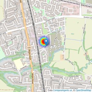 Rowland Homes Ltd listings heatmap