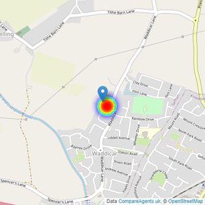 Rowland Homes Ltd listings heatmap