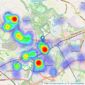 Royal Fox - Northwich listings heatmap