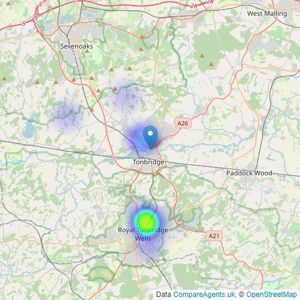 RPC Land and New Homes - Kent listings heatmap