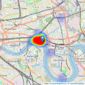 Rubicon Estate Agents Limited - Narrow Street listings heatmap