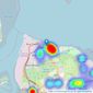 Rule & Rule Estate Agents - Sheerness listings heatmap