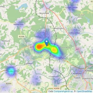 Rush Witt & Wilson - Battle listings heatmap