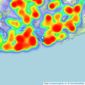 Rush Witt & Wilson - Hastings listings heatmap