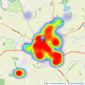 Russell & Butler - Bucks, South Northants & North Oxon, Buckingham listings heatmap