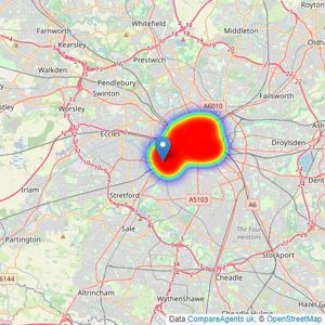 RW Invest - Manchester listings heatmap