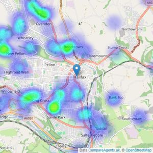 Ryder & Dutton - Halifax listings heatmap