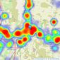 Ryder & Dutton - Rawtenstall listings heatmap