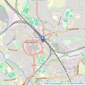 S E Properties - Nuneaton listings heatmap