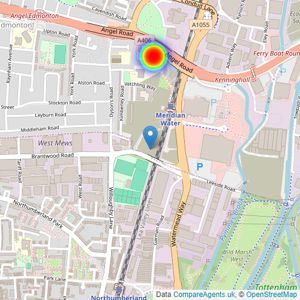 Sage Homes listings heatmap