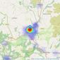 Salisburys - Tavistock listings heatmap