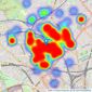 Salter Rex - Kentish Town listings heatmap