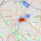 Samuel Estates - Colliers Wood listings heatmap