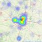 Samuel Wood - Shrewsbury listings heatmap