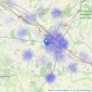 Sandersons - Covering Ashford listings heatmap