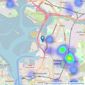 Sarah Oliver Property - Portsmouth listings heatmap