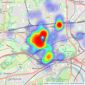 Sargeants - Ealing listings heatmap