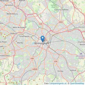 Savills - Birmingham - Development listings heatmap