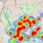 Savills - Clapham listings heatmap