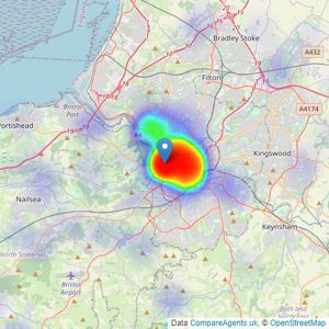 Savills - Clifton listings heatmap