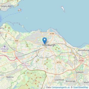 Savills - Edinburgh Country listings heatmap