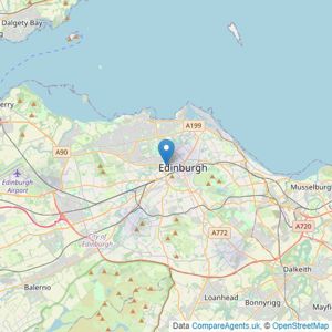 Savills - Edinburgh listings heatmap