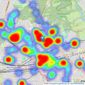 Savills - Hampstead listings heatmap