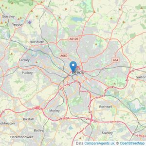 Savills - Leeds listings heatmap