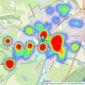 Savills - Marlow listings heatmap