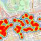 Savills - Marylebone listings heatmap