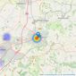 Savills New Homes - Cheltenham listings heatmap