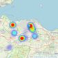 Savills New Homes - Edinburgh listings heatmap