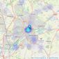 Savills - Nottingham listings heatmap