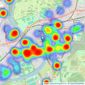 Savills - Richmond listings heatmap