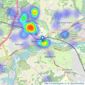 Savills - Rickmansworth listings heatmap